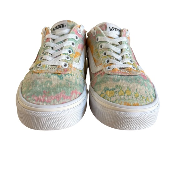 VANS‎ Ward Canvas Women's Psychedelic Tie Dye Low Top Sneakers Shoes Size 7 - Picture 4 of 9